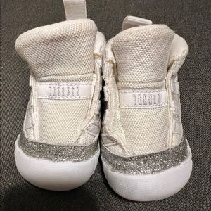 Infant Jordan glitter shoes (size 2)